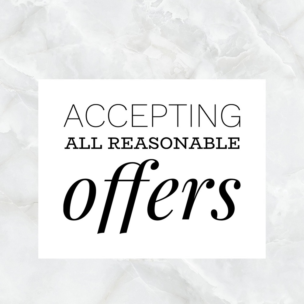 TAKING ALL REASONABLE OFFERS!